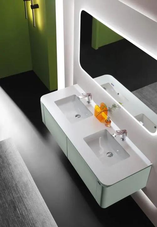欧凯莎卫浴效果图伊芙系列浴室柜产品图片